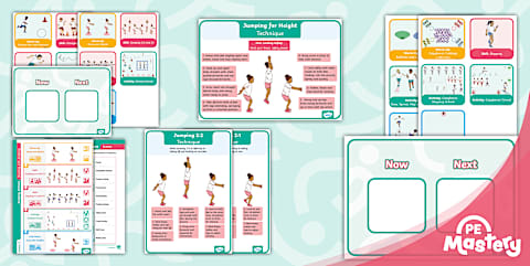 PE Mastery: Year 2 Running and Jumping Lesson 4 - Jump Joeys Jump!
