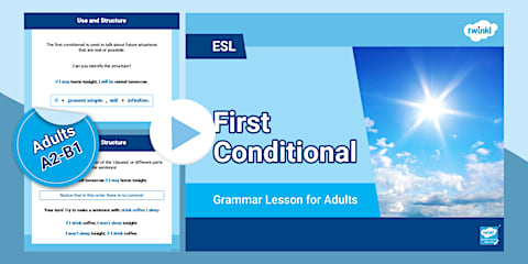 ESL First Conditional Interactive Multiple Choice Game [Kids, A2-B1]