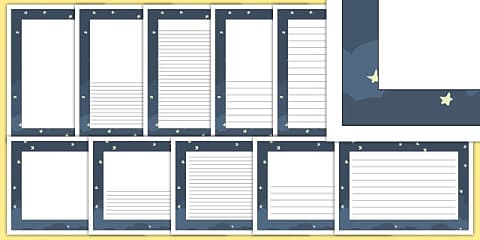 Blue Abyss Page Border Pack