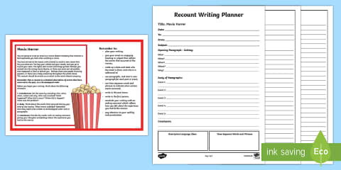 Sample Recount Recount Examples Resource Pack