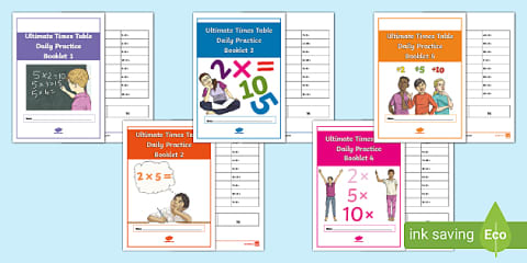 Ultimate Times Table Daily Practice Booklet 21