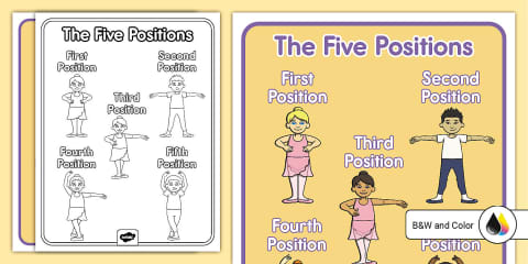 Basic Ballet Positions and Movements Flashcards