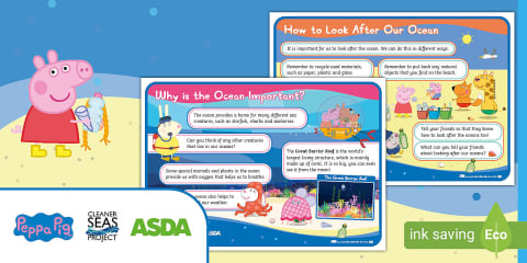 Save Our Oceans Collaborative Colouring Activity