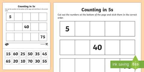 Counting in 2s, 3s, 5s and 10s Worksheet