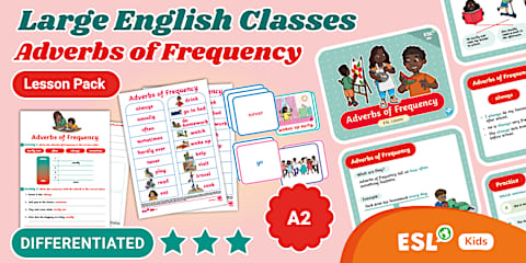 ESL Adverbs of Time and Frequency Board Game [Kids, A2]