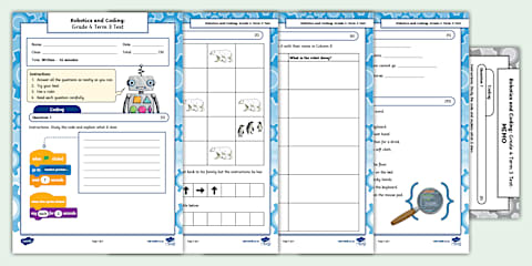 Teacher Grade 4 Robotics and Coding - Guide: Week-by-Week Planning ...