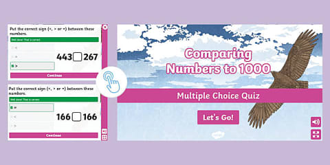 Writing Numbers to 1000 in Numbers and Words KS2 Maths Matching Game