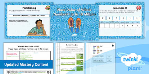 PlanIt Maths Year 6 Number and Place Value Display Pack