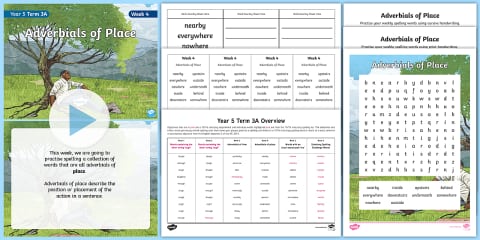 Year 5 Term 3A Week 6 Spelling Pack