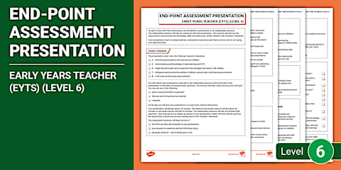 Observations with Questions – Early Years Lead Practitioner (Level 5 ...