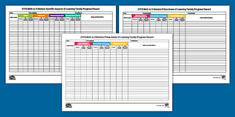 Eyfs Collect Data Quick Look: EYFS Information and Record-Keeping