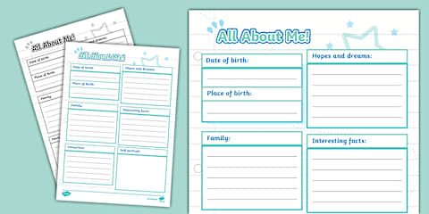 My Autobiography Writing Template