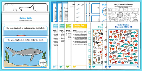 Under the Sea Home Learning Challenges Reception FS2