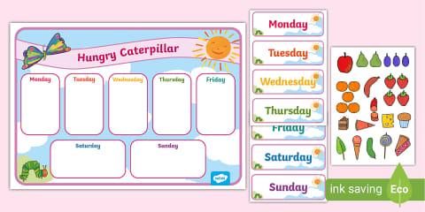 Story Sequencing (4 per A4) to Support Teaching on The Very Hungry ...
