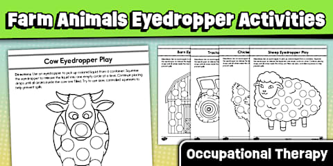 Transportation Eyedropper Activities for Fine Motor Skills ...