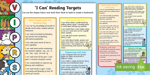 Large Reading Pencil Targets