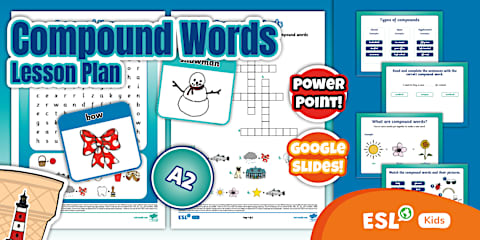 ESL Compound Words Craft [Kids, A2]