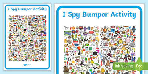 Autumn-Themed I Spy With My Little Eye Activity
