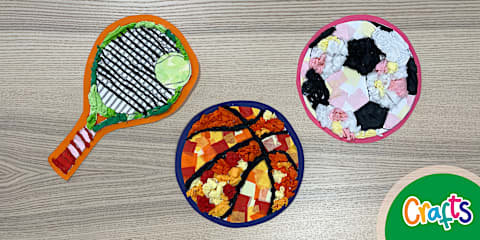 Tennis Racket Craft | Summer Sports Crafts