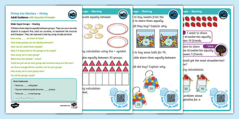 Year 2 Diving Into Mastery: Step 4 Introduce the Multiplication Symbol ...