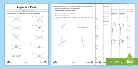 Year 5 Diving into Mastery: Step 6 Calculate Angles Around a Point ...