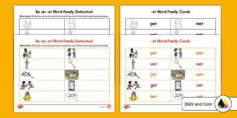-an Word Family Read and Write the Room Activity for K-1st Grade