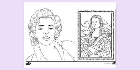 Art and Artists Family Collaborative Colouring