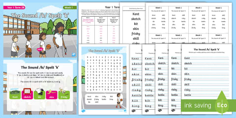 Year 1 Term 2B Week 2 Spelling Pack