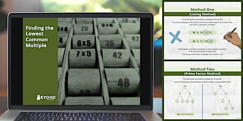 Finding the Lowest Common Multiple Questions