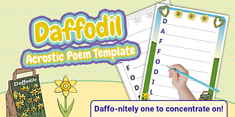 Writing Prompt: Stretch the Daffodil Sentence