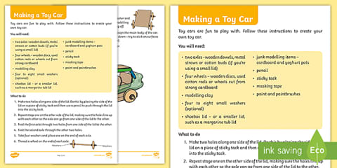 Instructions Model Text KS1 Example of Instructions: Model Text