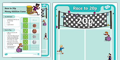 Race to £1 – Money Addition Game