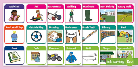 Visual Routine Cards