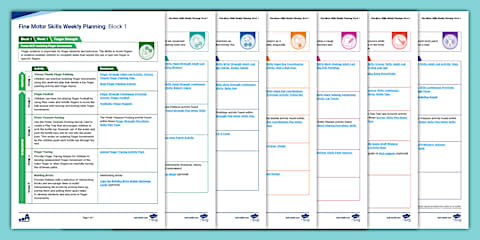 Blocking Process Eyfs EYFS Maths Composition of 1-5 Plan and Continuous Provision