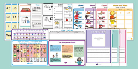 Dyslexia Intervention: Simple Sentences Complete Pack