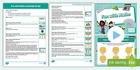 Whole School Maths Week Assembly Pack