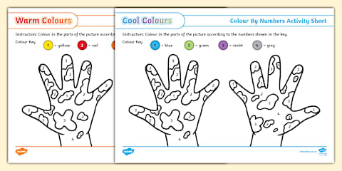 Warm and Cool Colours Art Activity Instructions