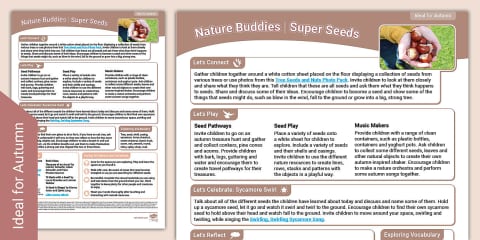 EYLF Nature Buddies Outdoor Learning: Autumn Leaves