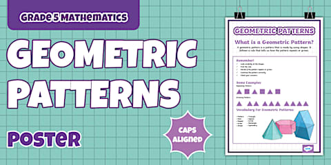 Grade 5 - Maths - Term 2 - Symmetry - Booklet (CAPS Aligned)