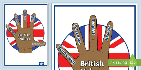 Royal Platinum Jubilee British Values Colouring Pages