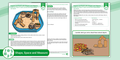 EYFS Nursery Maths Shape, Space and Measure 2 Guidance and Planning ...