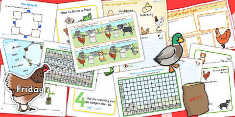 Foundation Phase - SASL - The Little Red Hen - Wh- Questions - Reading ...