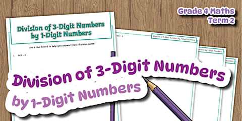 Grade 4 - Maths - Numbers - Activity Sheet (CAPS Aligned)