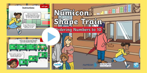 Numicon Shapes: Odd One Out PowerPoint