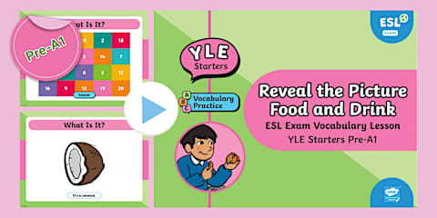 YLE Starters - Speaking - Practice Sheet (Beach) [Pre-A1]