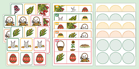 Auslan Easter Bingo
