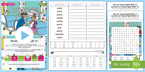 Year 1 Term 2B Week 4 Spelling Pack