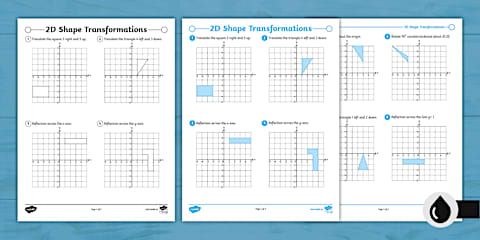 Rotating 2D Shapes (Ages 9 - 10)
