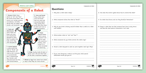 Grade 3 Robotics and Coding - Robotics - Worksheet: Planning Your ...