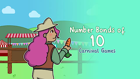 KS1 Jungle Maths: Number Bonds to 10 Game
